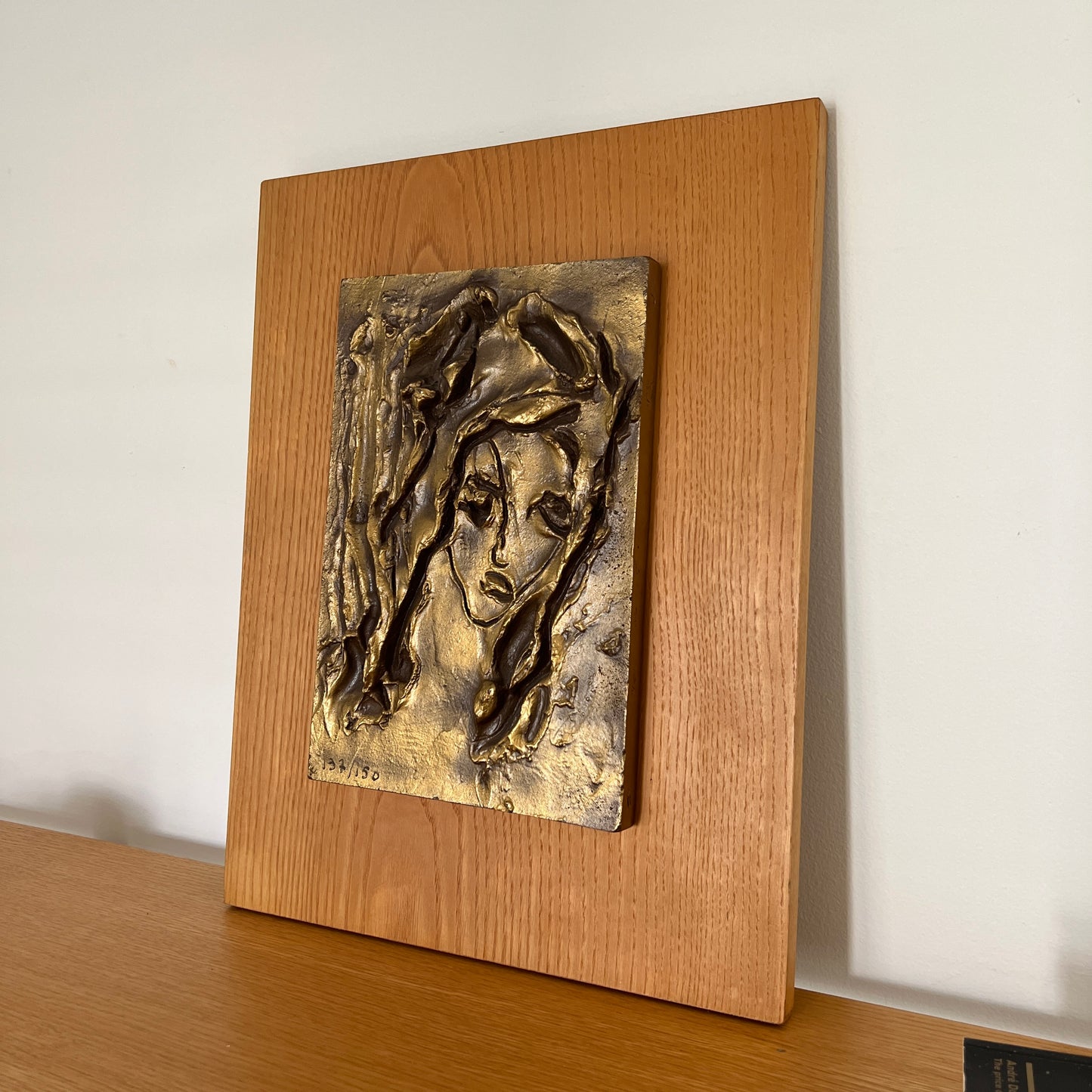 Vintage Bas-Relief by Ernesto Treccani, Italy