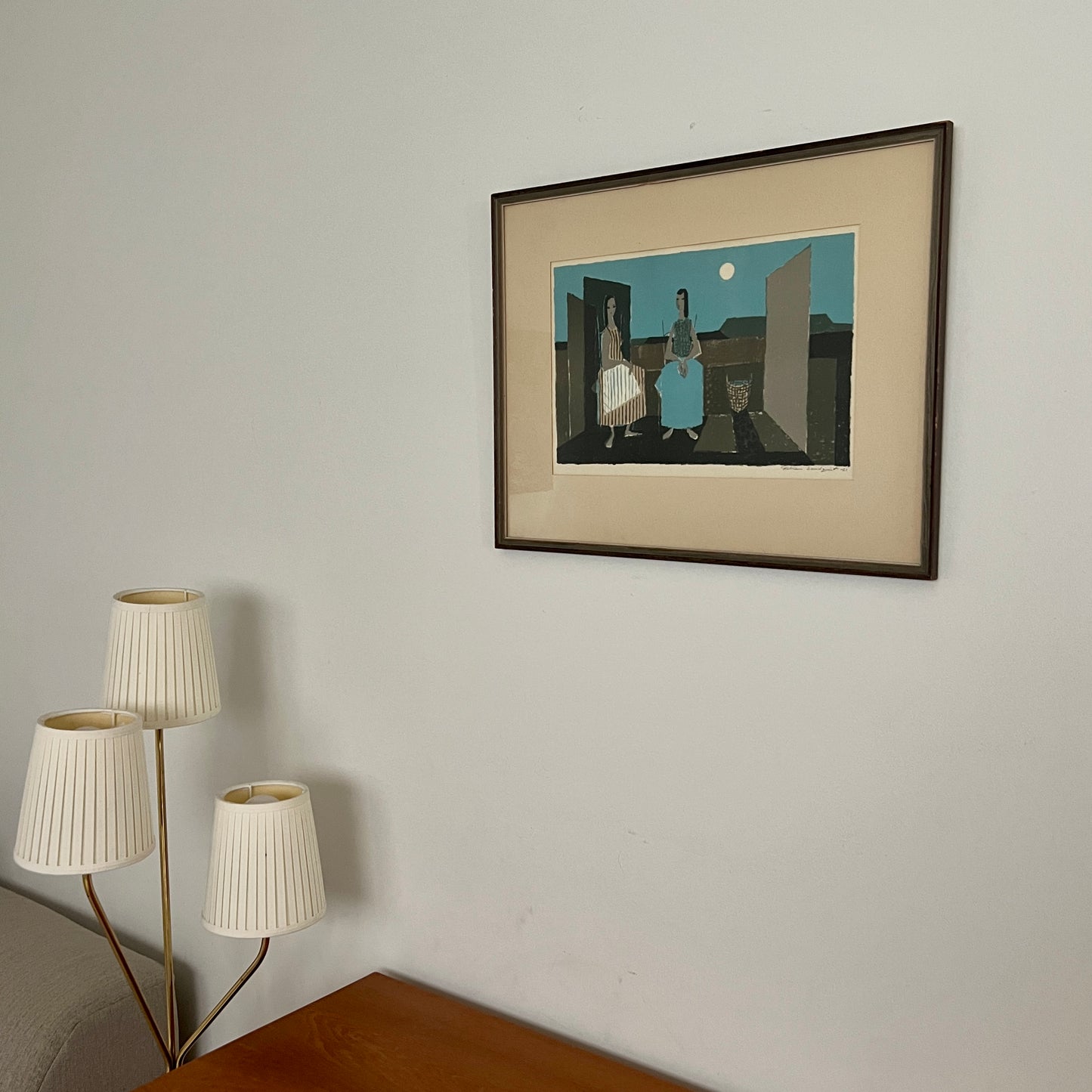1961 Signed Lithograph by Fabian Lundqvist - Sweden