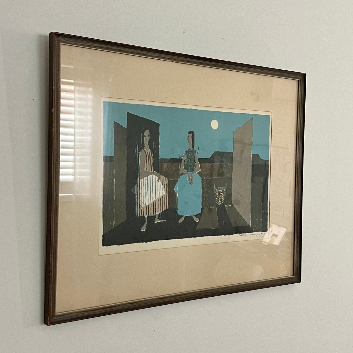 1961 Signed Lithograph by Fabian Lundqvist - Sweden