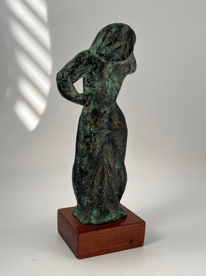 Mid Century Spanish Bronze Sculpture by Josep Vilalta Tor