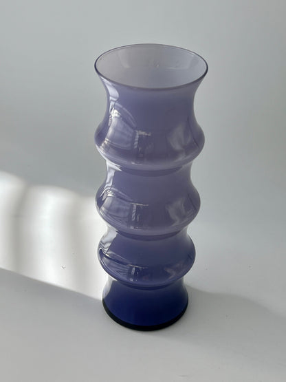 Piped 1970s Murano Vase