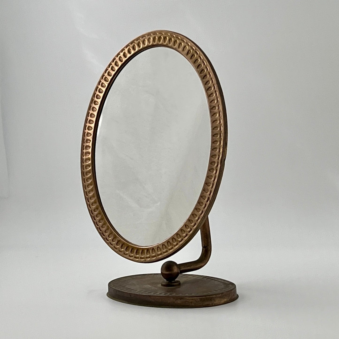 1960s Italian Copper Table Mirror