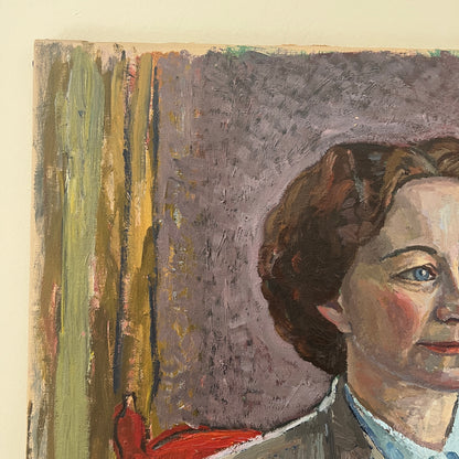 1950 Swedish Oil Portrait