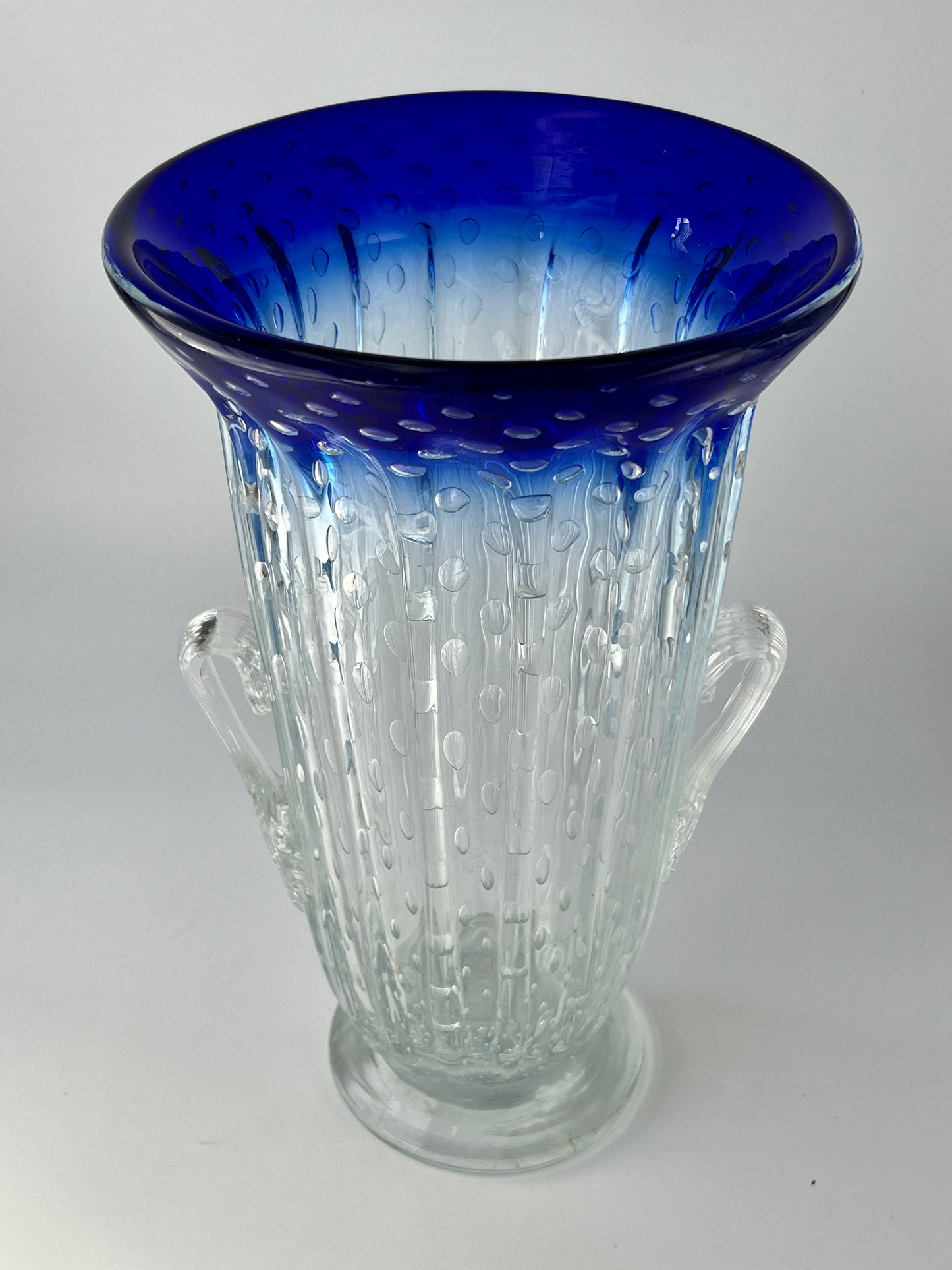 XL Bullicante Murano Vase, Italy c. 1950s