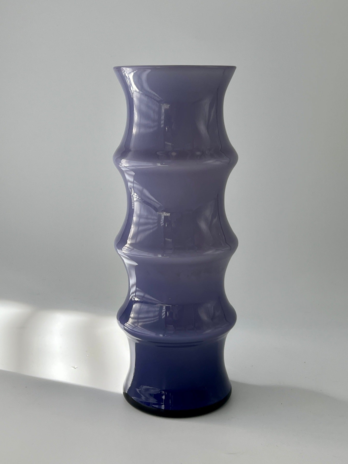 Piped 1970s Murano Vase