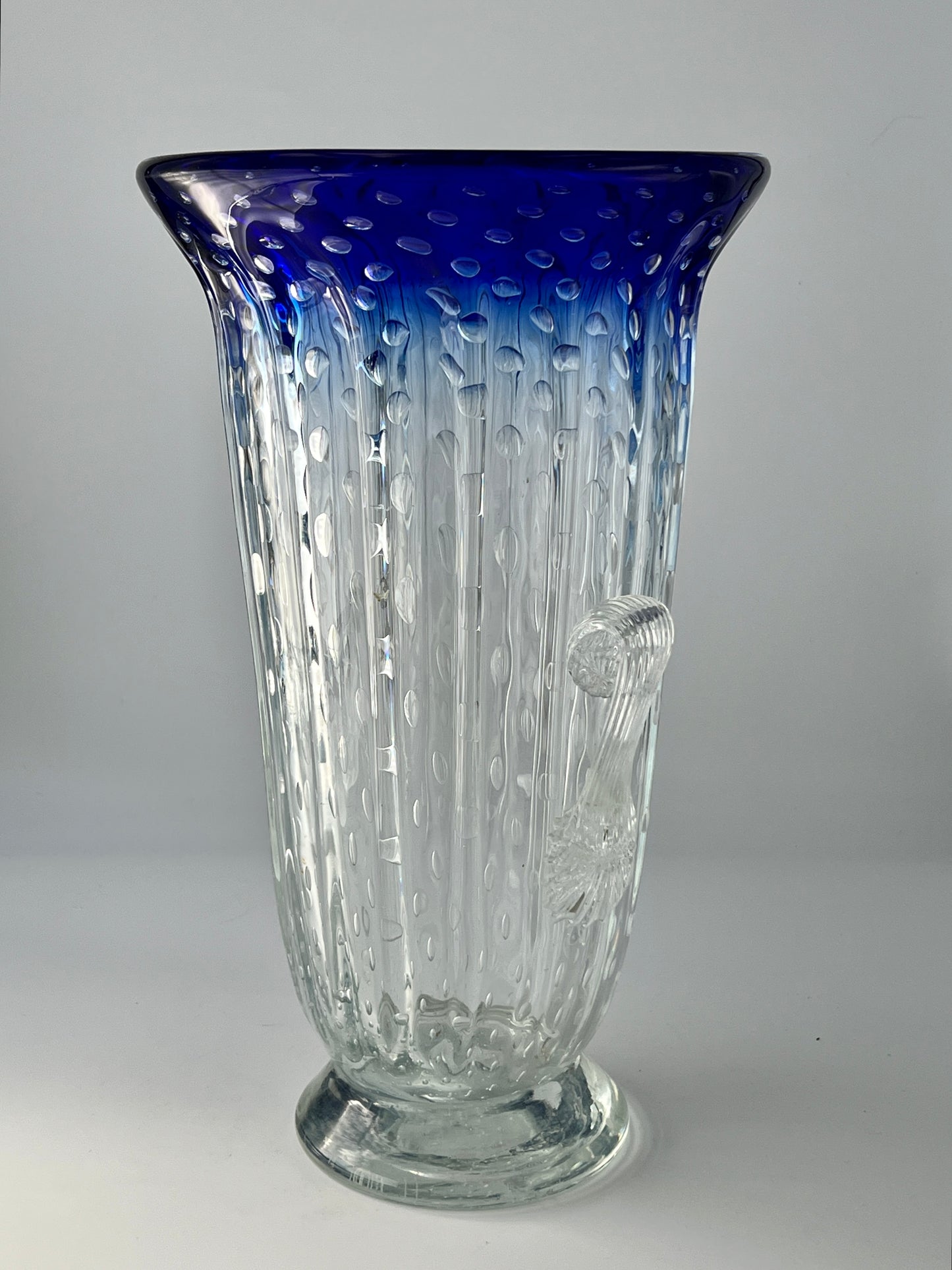 XL Bullicante Murano Vase, Italy c. 1950s