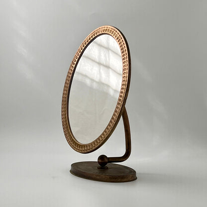 1960s Italian Copper Table Mirror