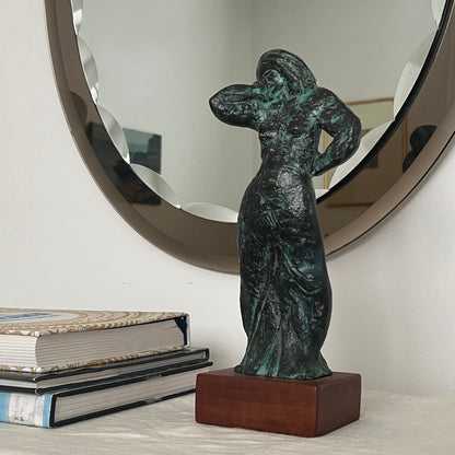 Mid Century Spanish Bronze Sculpture by Josep Vilalta Tor