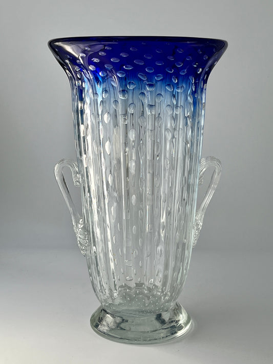 XL Bullicante Murano Vase, Italy c. 1950s