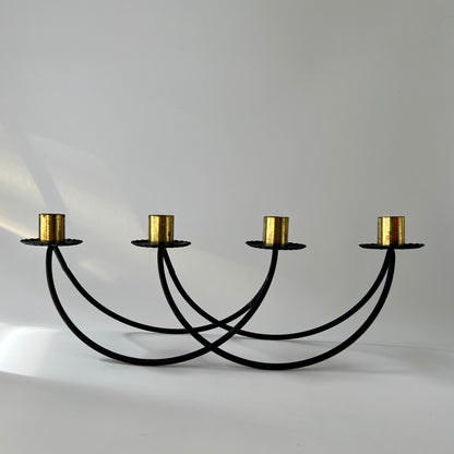 Iron & Brass Candelabra, Sweden