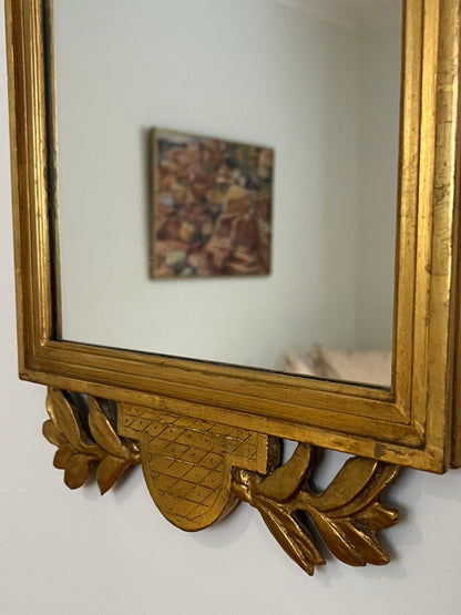 Antique Swedish Gilded Mirror