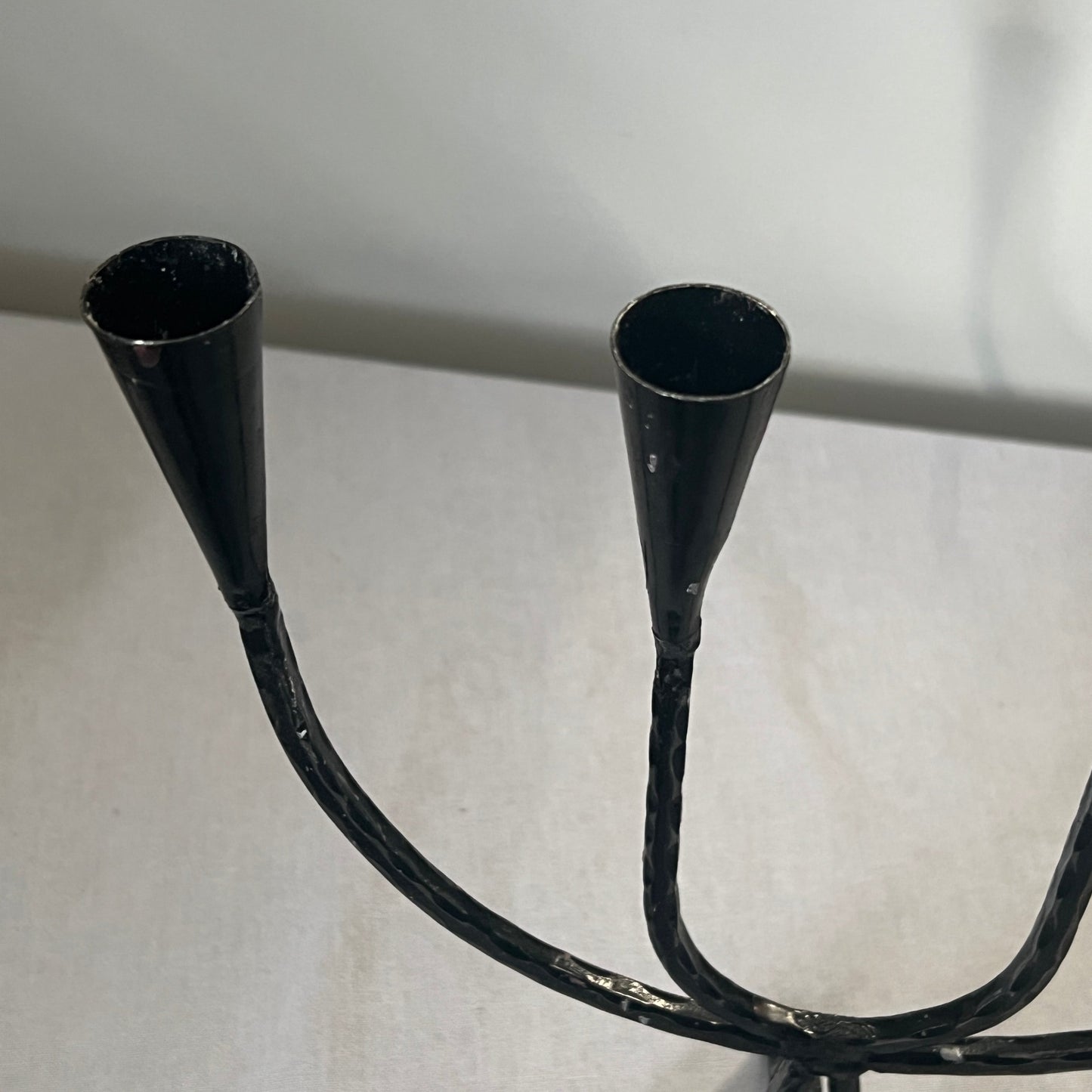 Vintage Brutalist Candelabra, Sweden