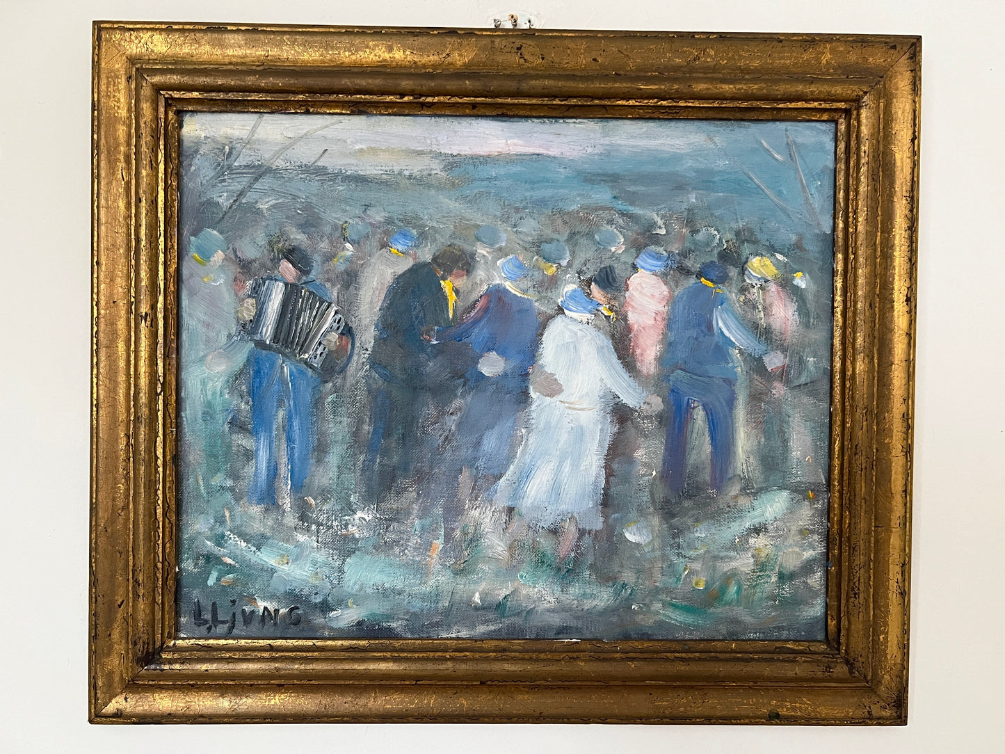 Framed Swedish Oil Painting by Lennart Ljung