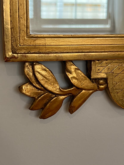 Antique Swedish Gilded Mirror