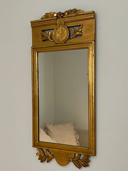 Antique Swedish Gilded Mirror