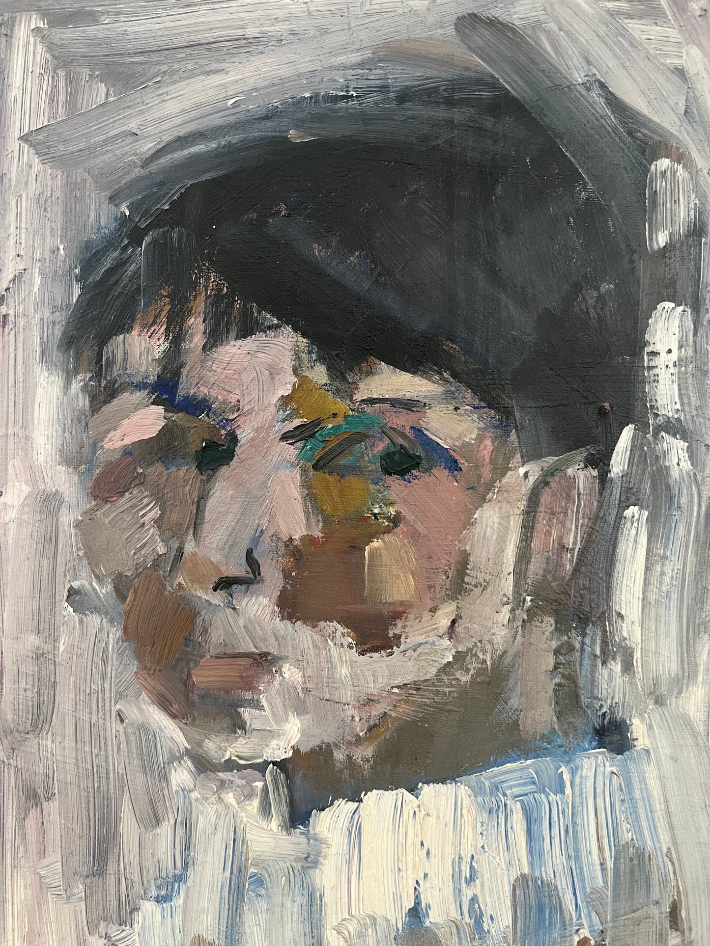 Swedish Oil Portrait by Brittmari Jacobson