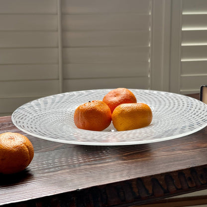 Murano Reticello Fruit Bowl