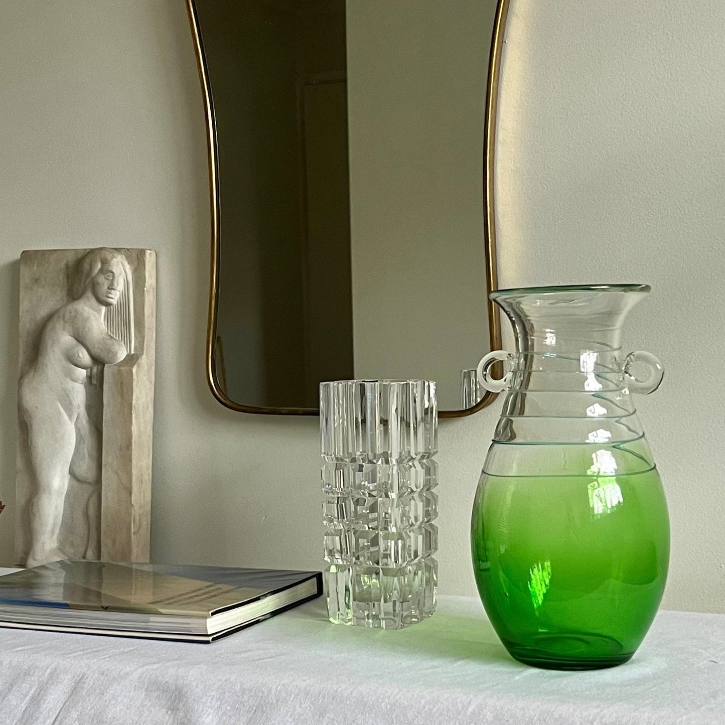 Green Vintage Murano Vase