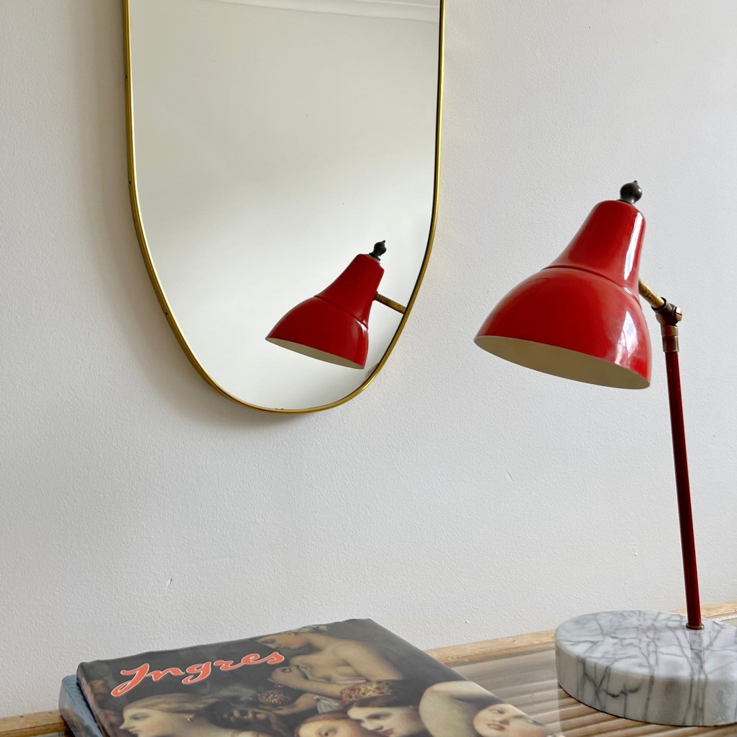 1950s Italian Marble Lamp