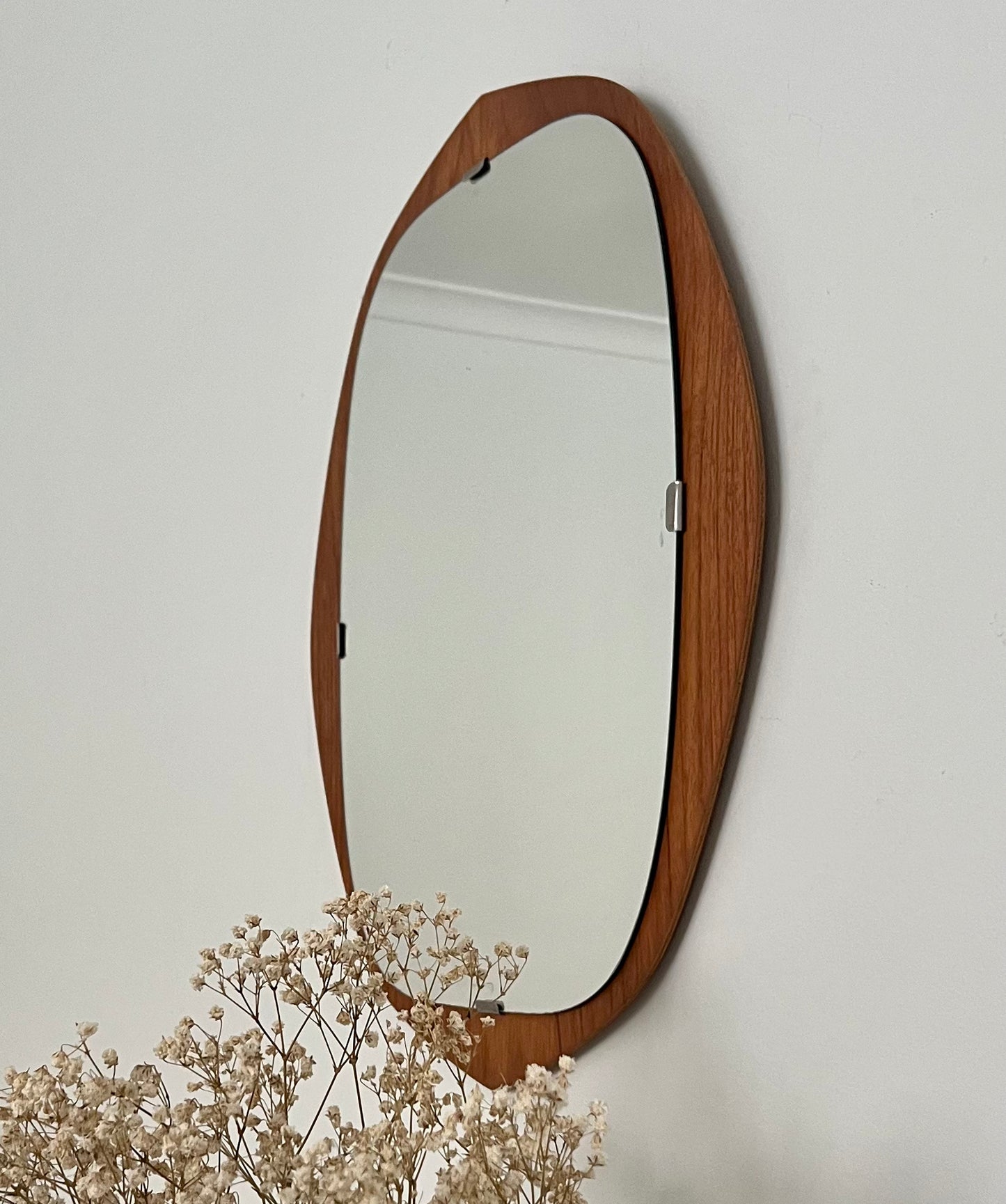 1960s Swedish Teak Mirror