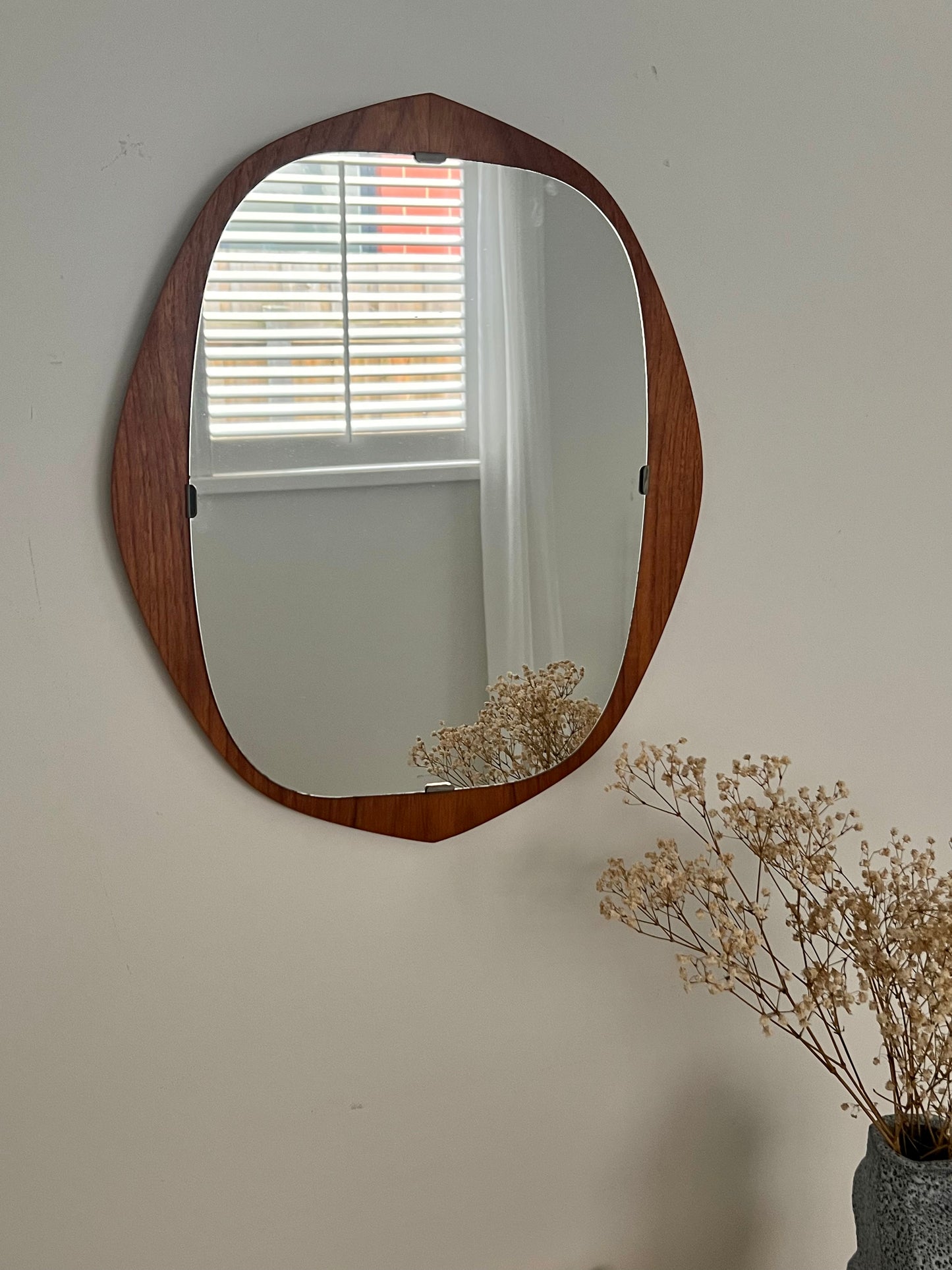 1960s Swedish Teak Mirror