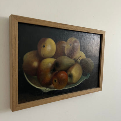 1920 Swedish Still Life by Magni Magnino in Raw Oak Frame