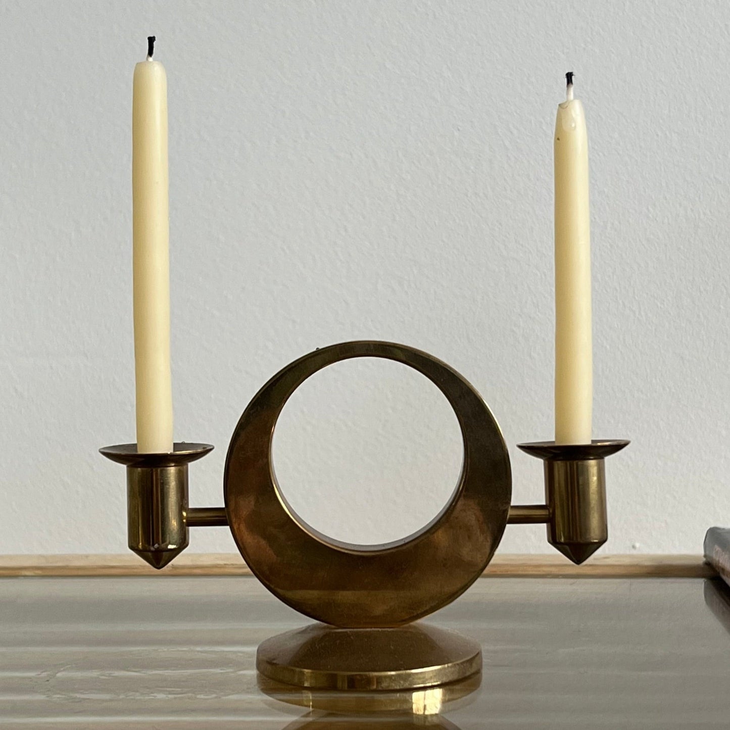 Brass Candleholder by Arthur Pe