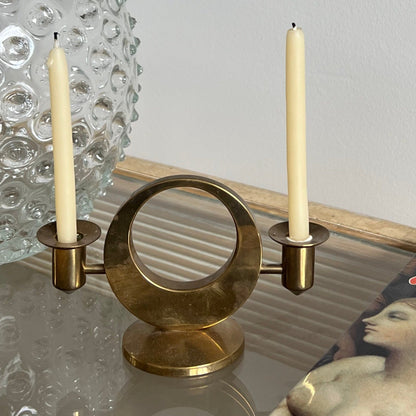 Brass Candleholder by Arthur Pe