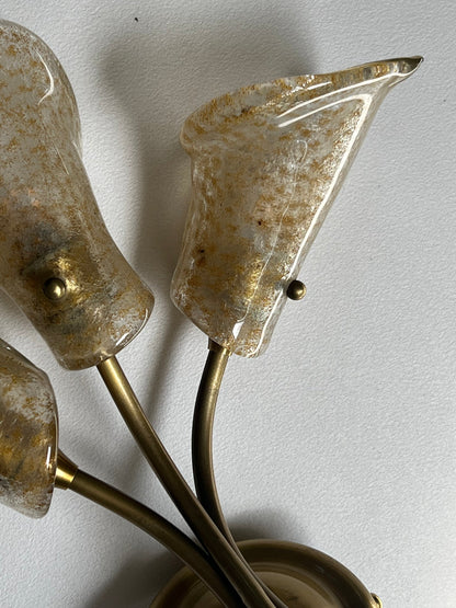 Murano 'Lily' Sconce