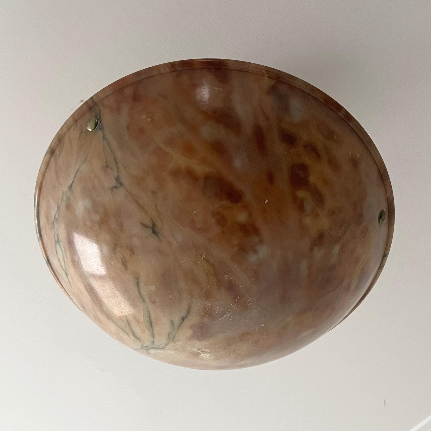 1940s Swedish Alabaster Pendant