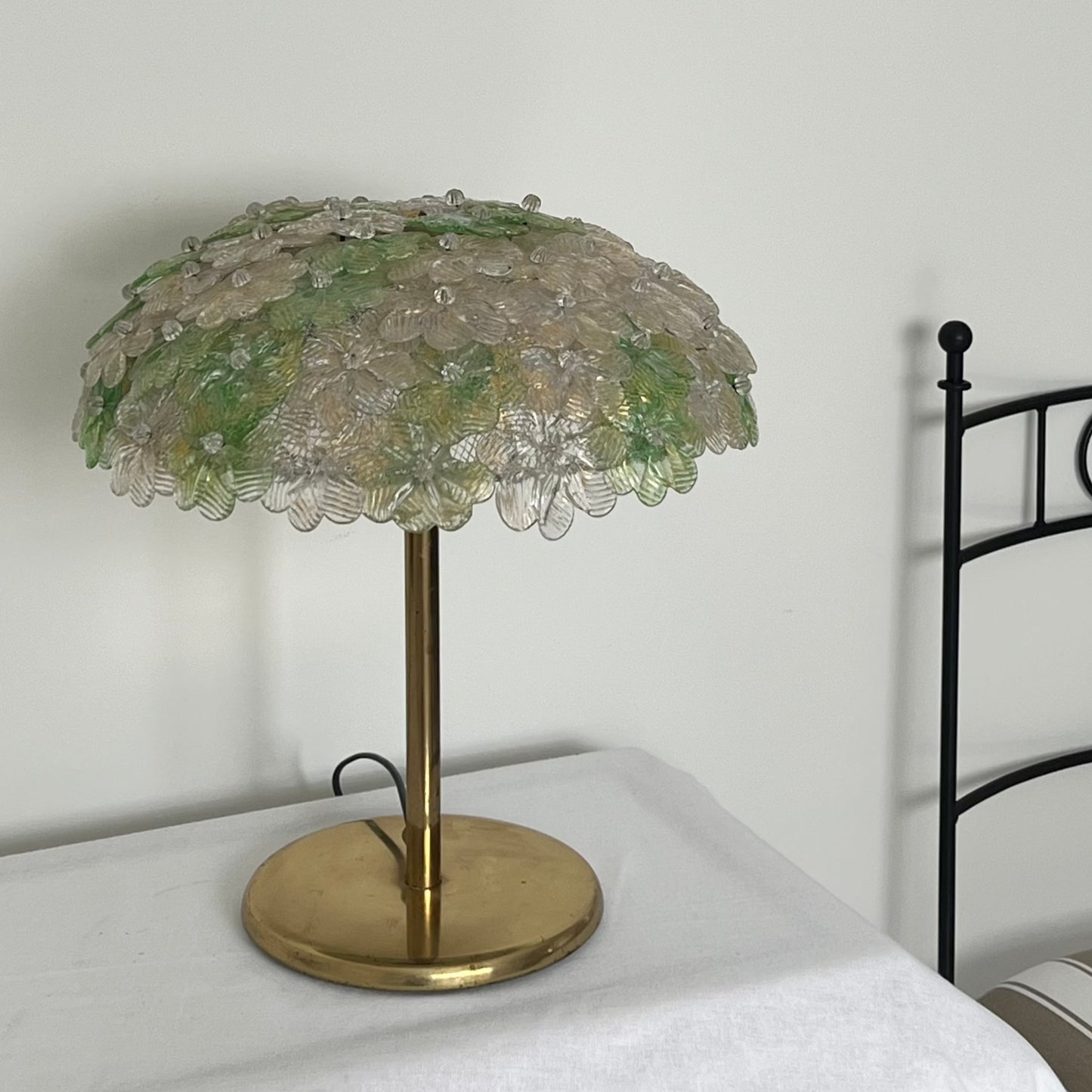 Large 1960s Murano Flower lamp by Archimede Seguso