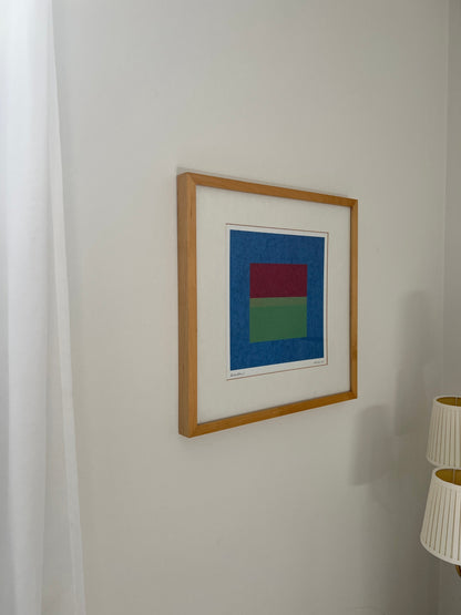 Signed Swedish Abstract, “Windows”