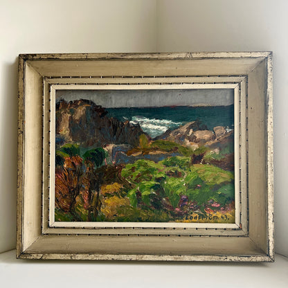 Textural Coastal Landscape by Kjell Högström, 1943