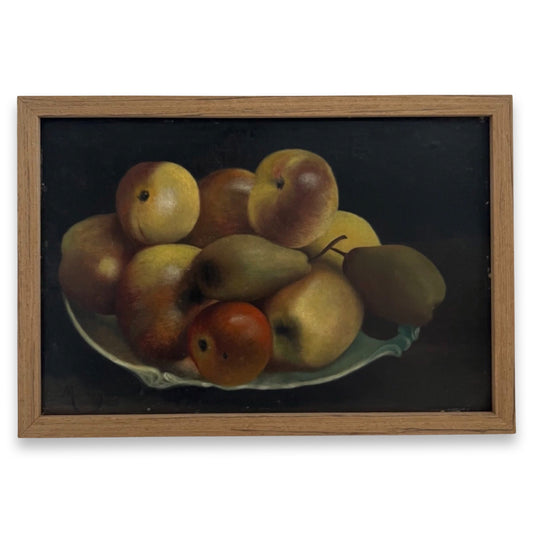 1920 Swedish Still Life by Magni Magnino in Raw Oak Frame