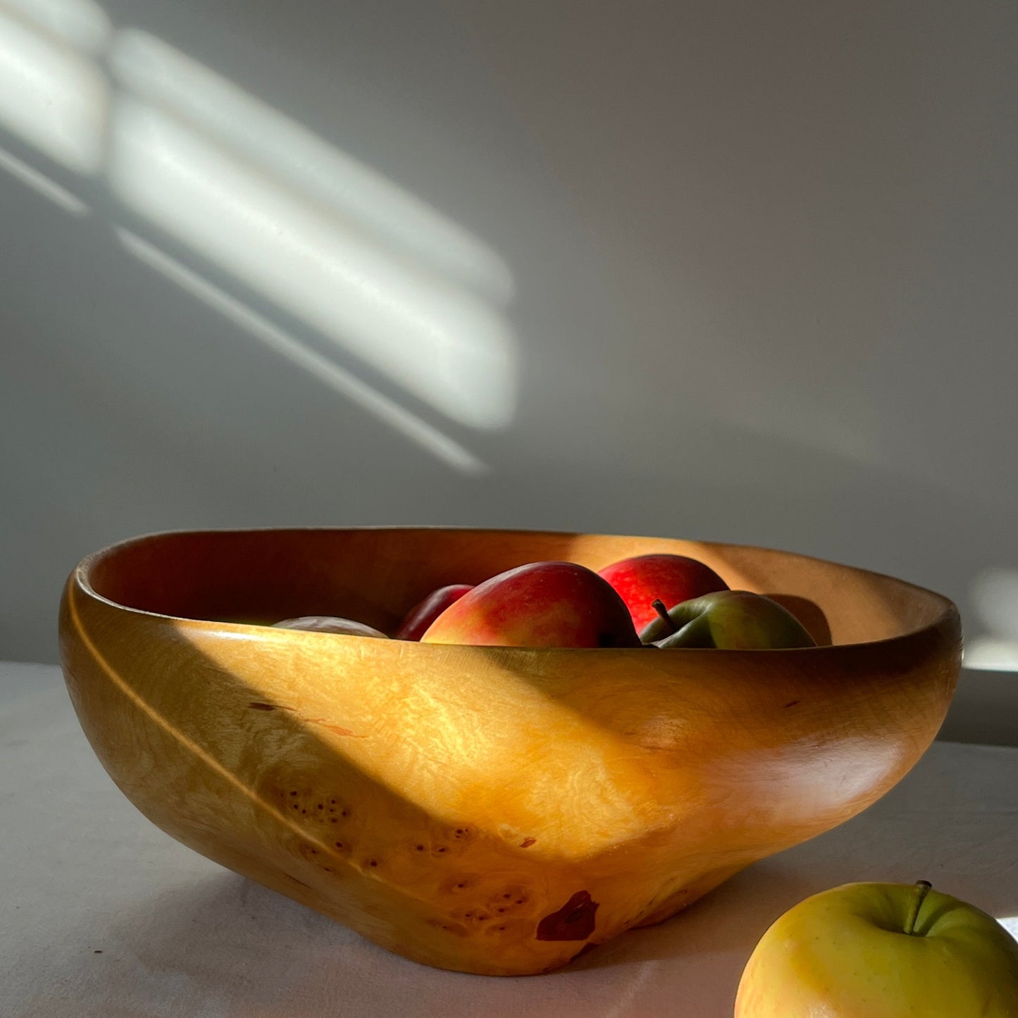 Sculptural Oval Burl Bowl, Sweden