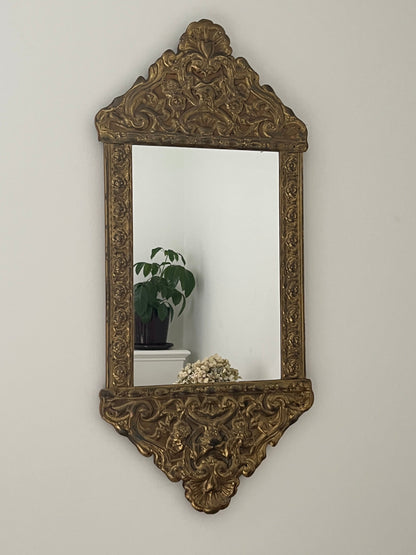 Mid Century Swedish Copper Mirror by Ragnar Parck