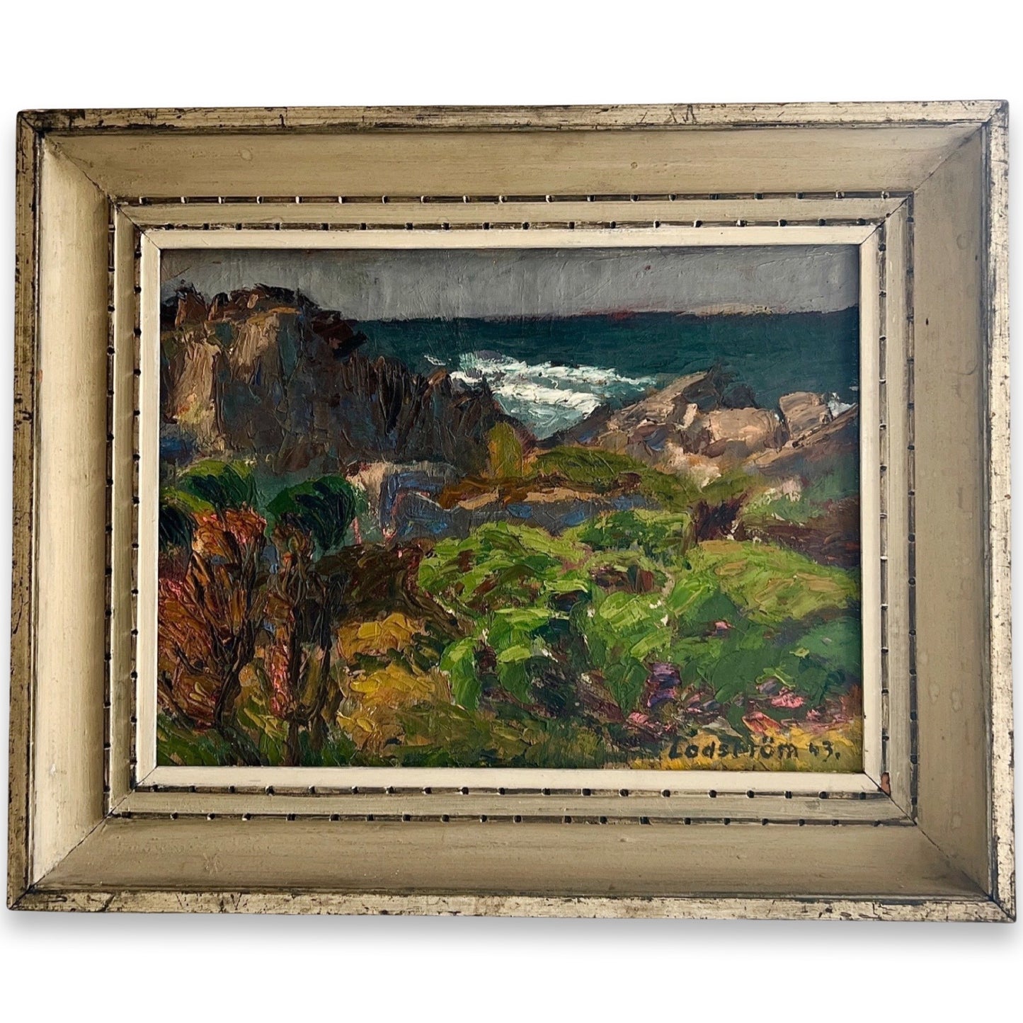 Textural Coastal Landscape by Kjell Högström, 1943