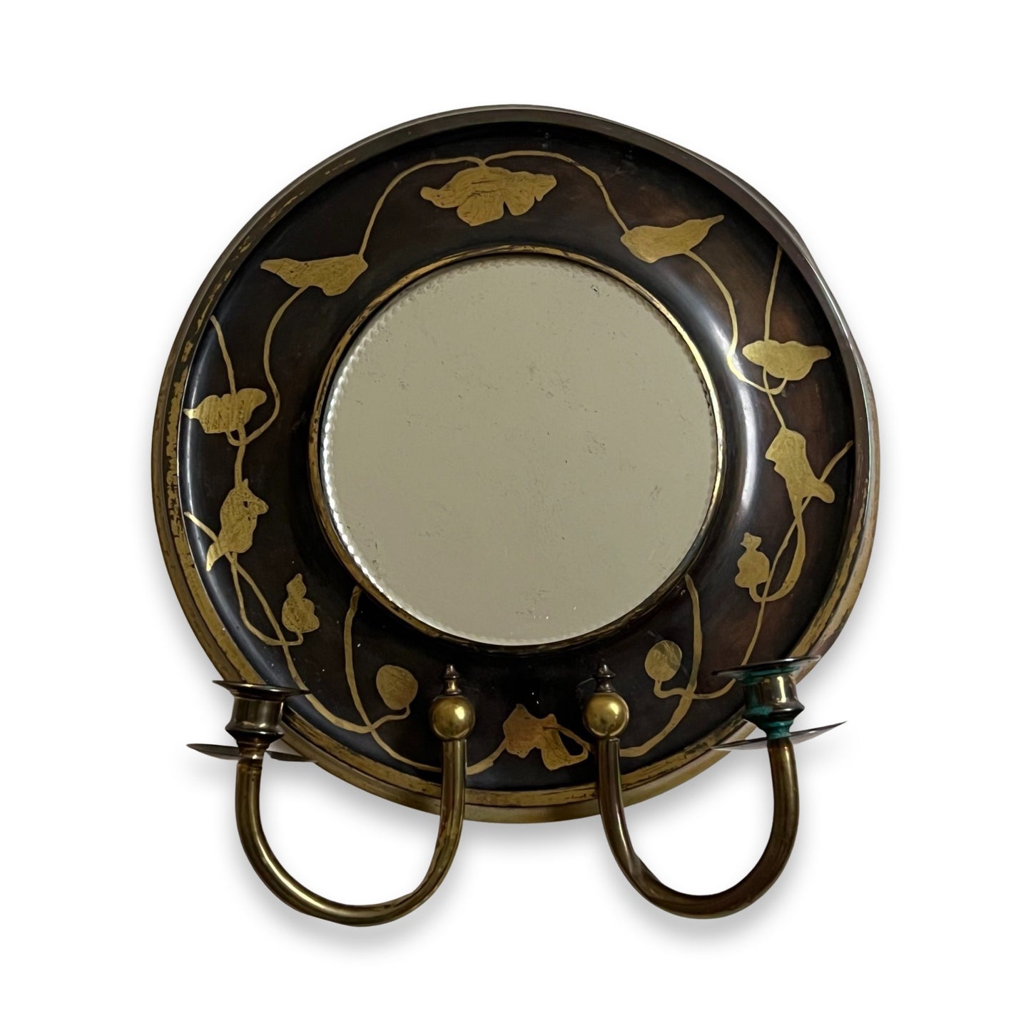 Swedish Art Nouveau Sconce Mirror