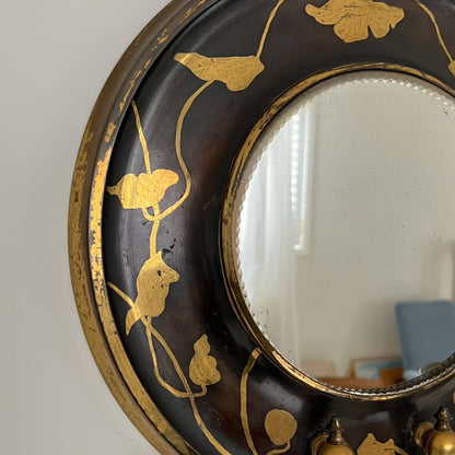 Swedish Art Nouveau Sconce Mirror