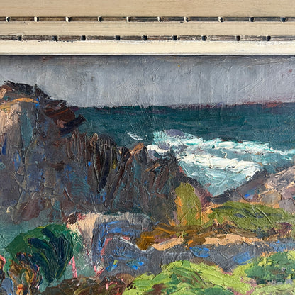 Textural Coastal Landscape by Kjell Högström, 1943