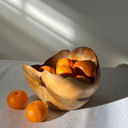 Medium Birchwood-Burl Bowl, Sweden