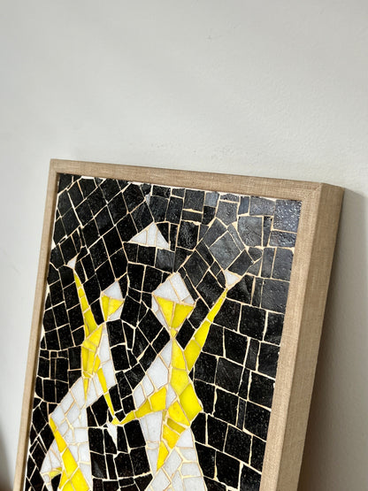 1960s Dancing Figures Wall Mosaic, Sweden