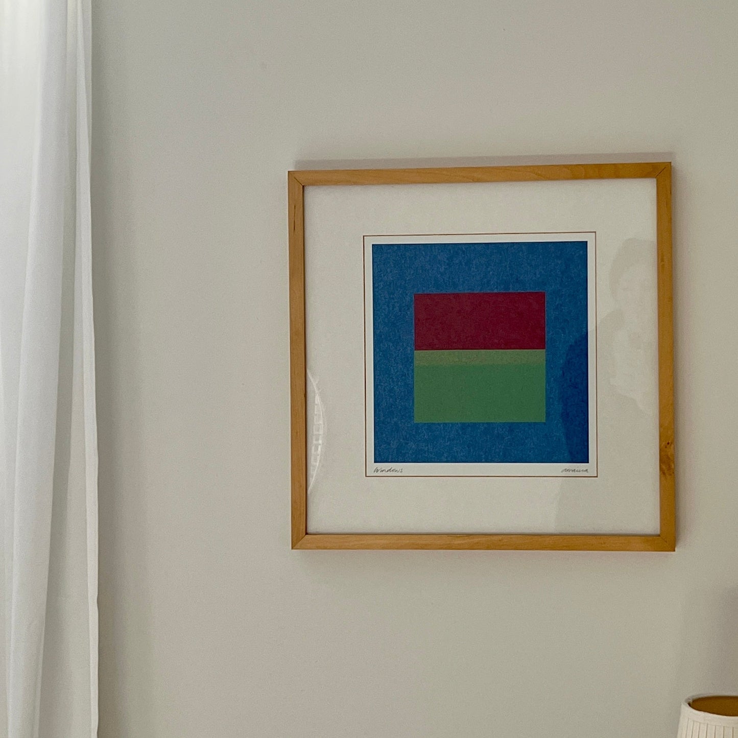 Signed Swedish Abstract, “Windows”