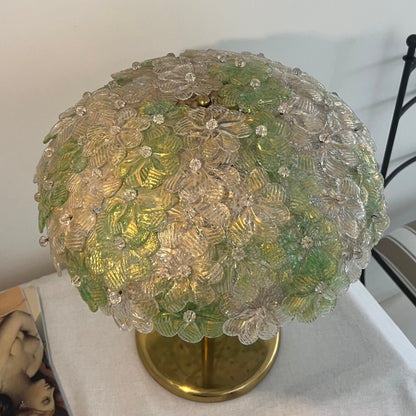 Large 1960s Murano Flower lamp by Archimede Seguso