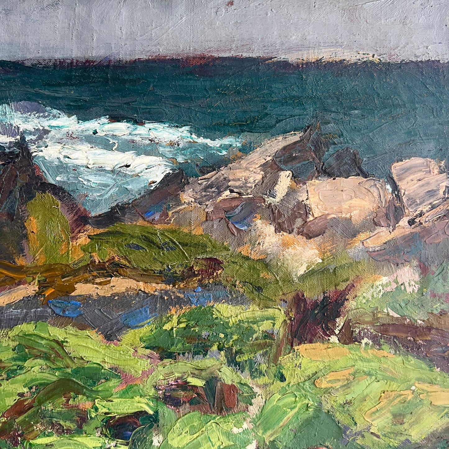 Textural Coastal Landscape by Kjell Högström, 1943