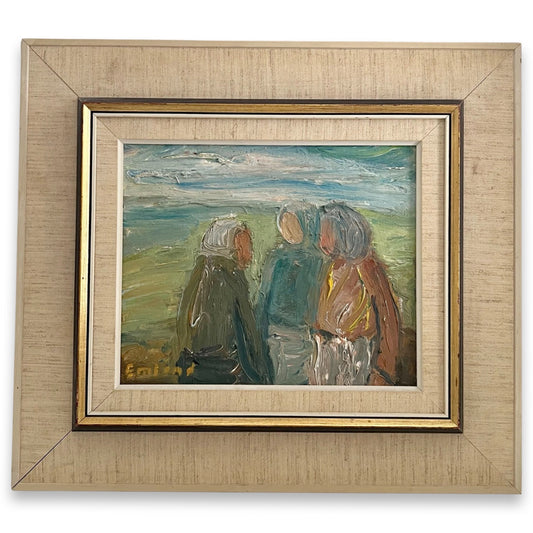 ON HOLD Vintage Framed Oil by Einar Emland, Sweden