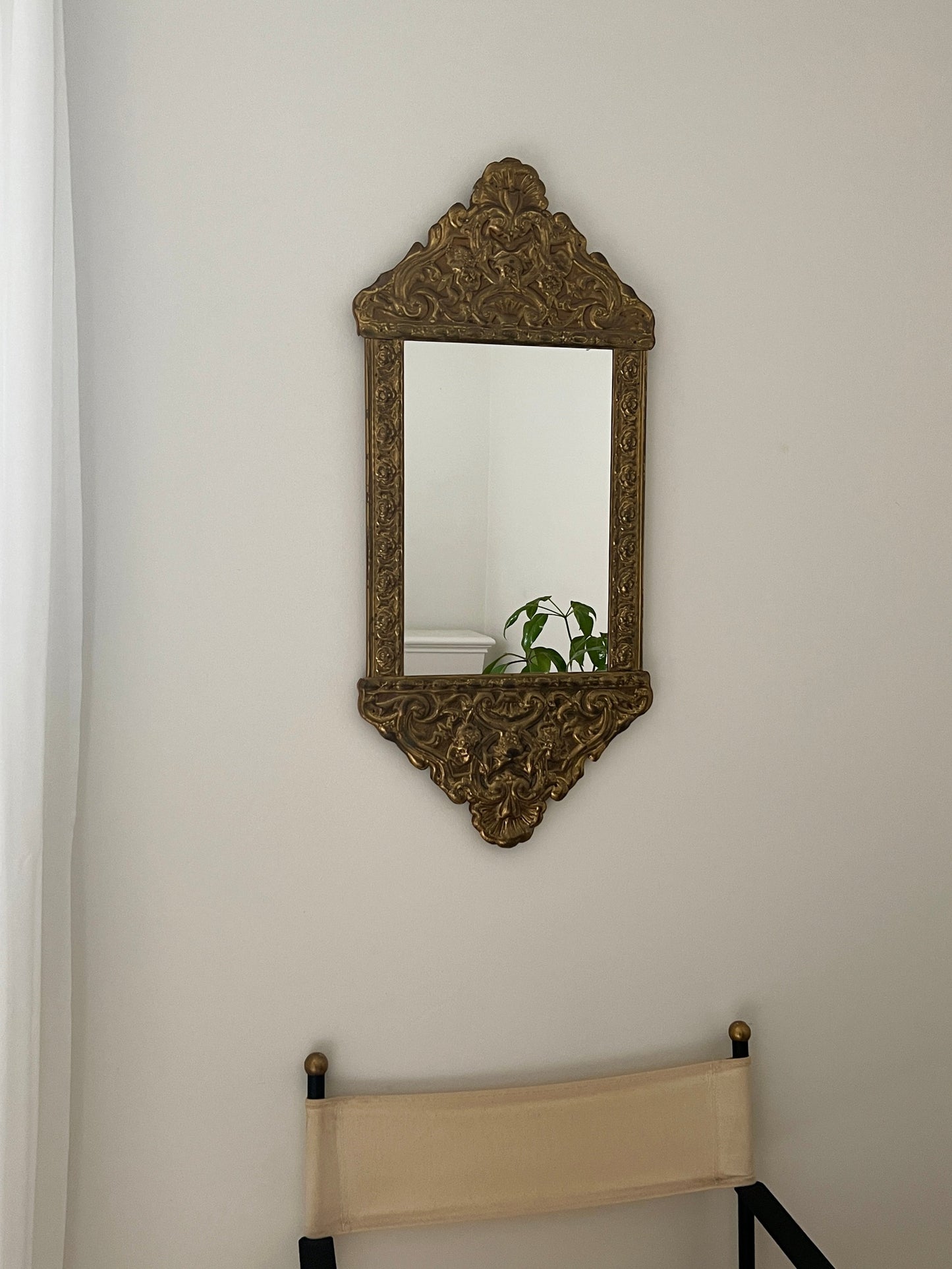 Mid Century Swedish Copper Mirror by Ragnar Parck