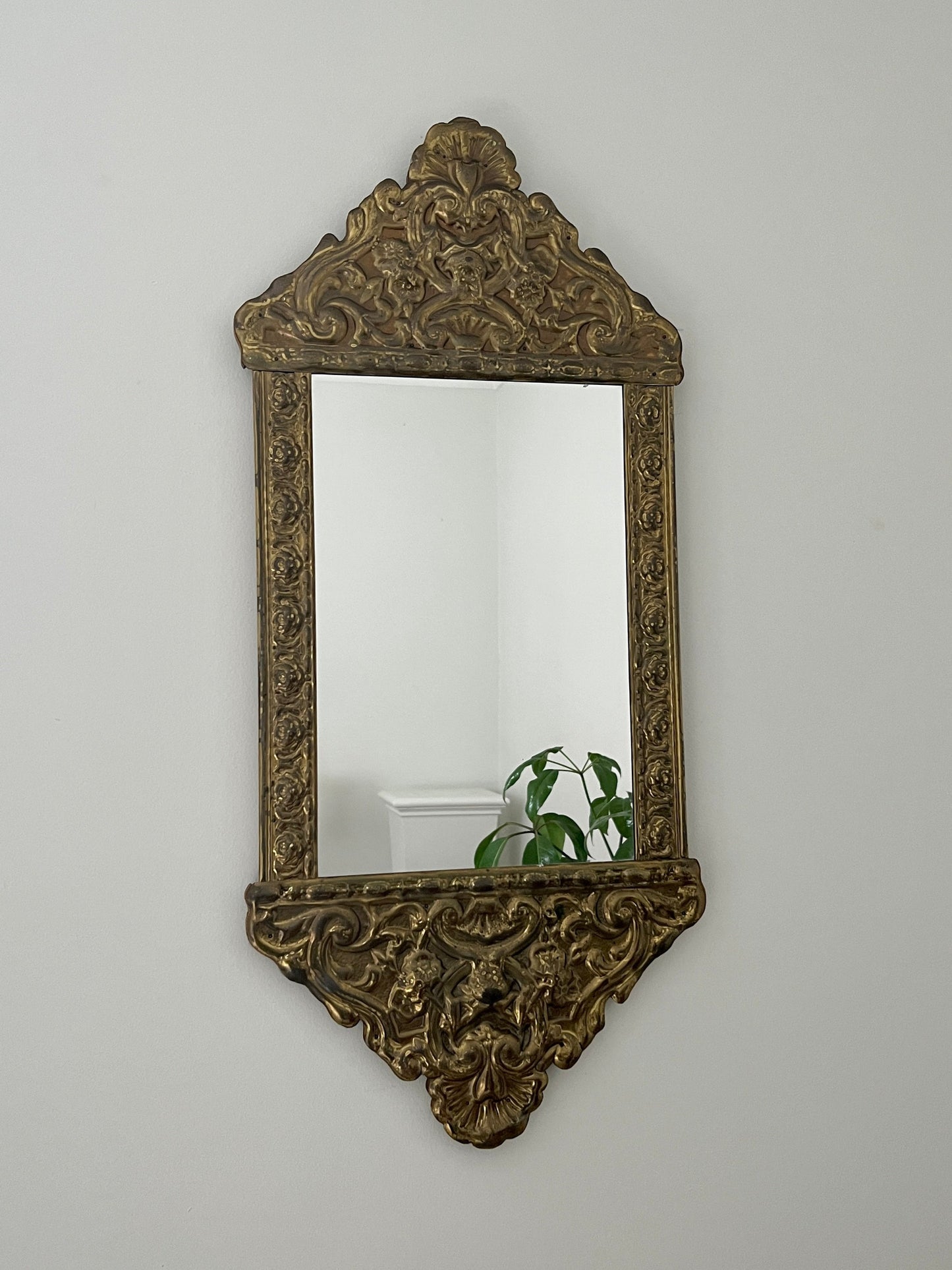 Mid Century Swedish Copper Mirror by Ragnar Parck