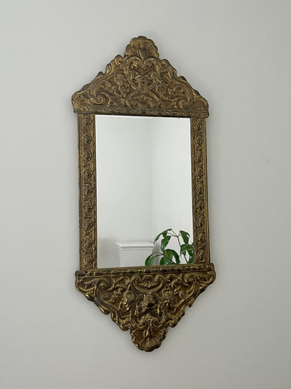 Mid Century Swedish Copper Mirror by Ragnar Parck