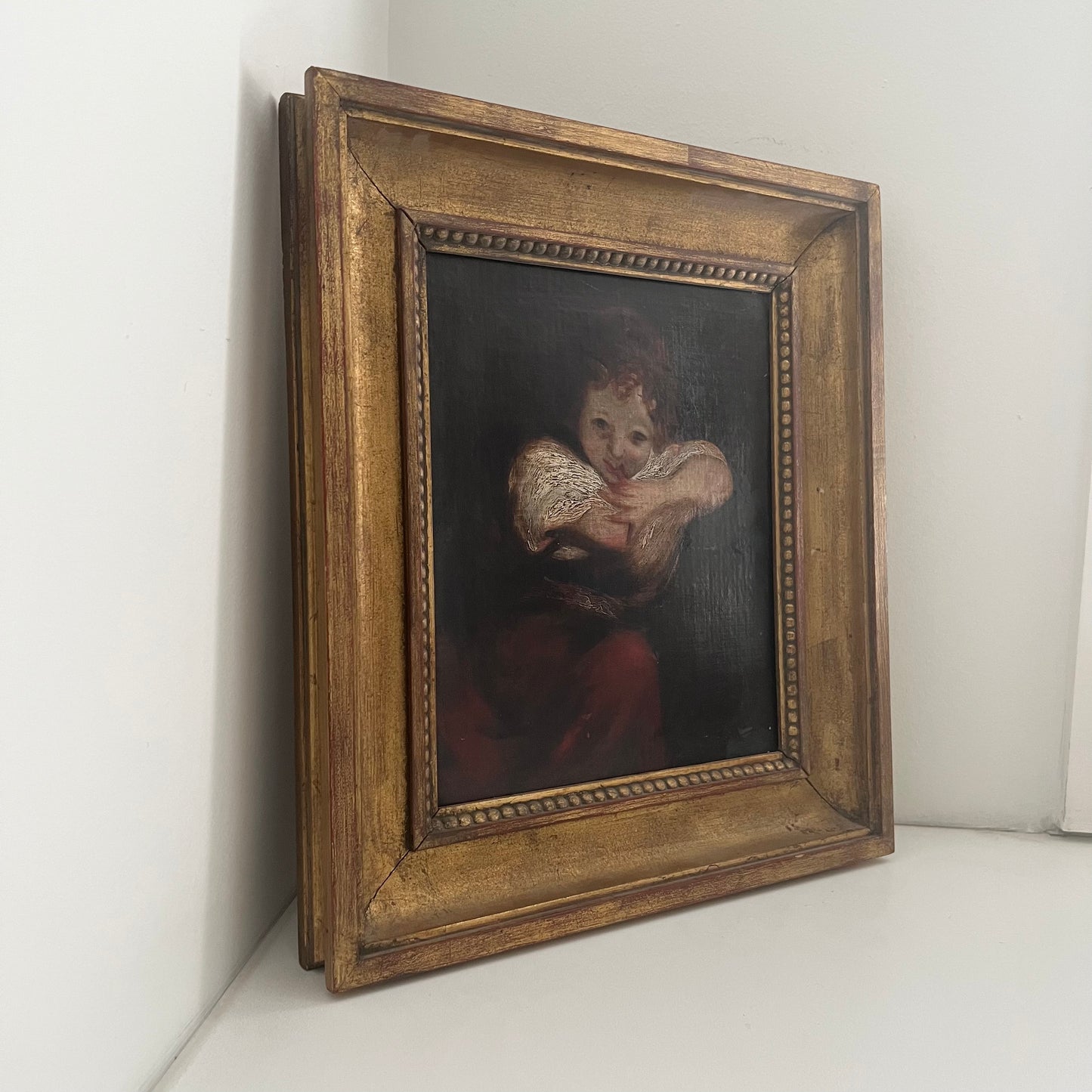 19th C. Danish Oil Portrait of a Child